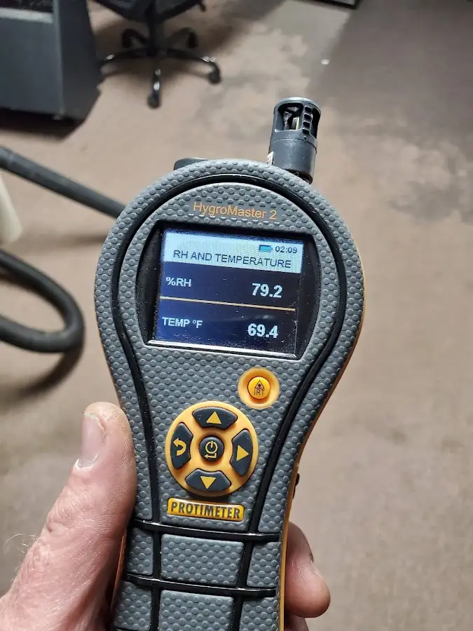 Moisture meter humidity assessment for Mold Remediation & Removal in Fairfax